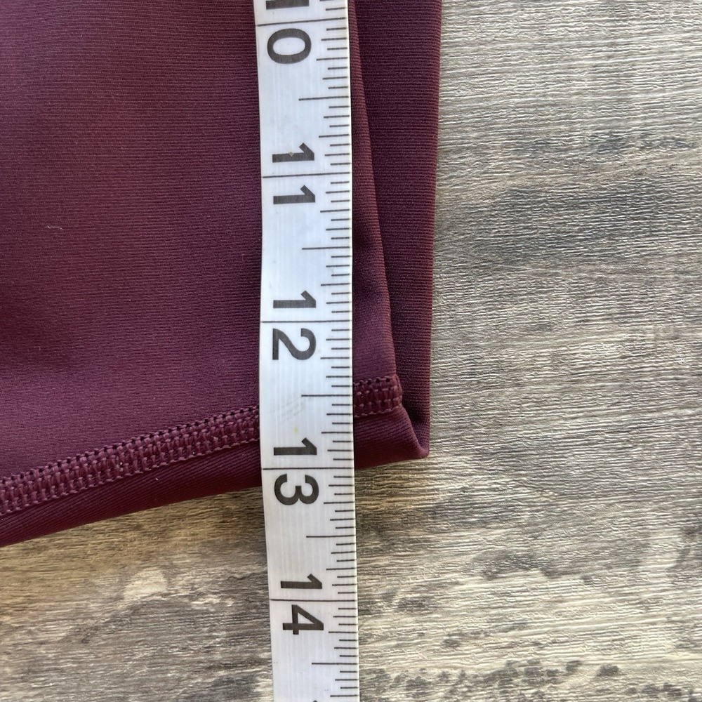 Lululemon Leggings Maroon No Size Tag Fits Like Small - Picture 6 of 8